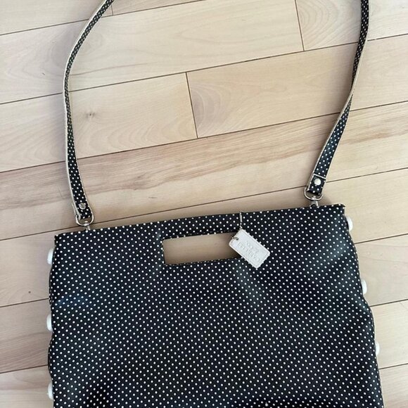 Charming vintage Cabrell&CO Tote Bag Polka Dot - Picture 7 of 8